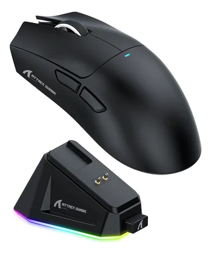 Mouse Gamer Attack Shark X11 22000dpi Sem Fio Usb Bluetooth
