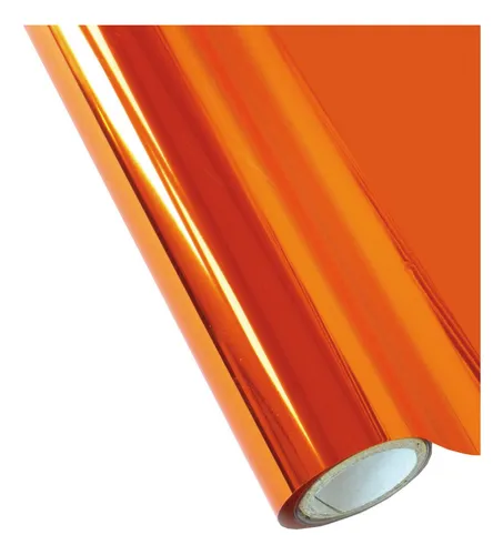 Foil Laranja - Americano - 30 Cm Largura 5 Metros