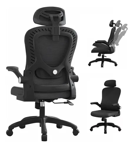 Cadeira De Escritório Ergonômica Com Braços Ajustáveis 150kg