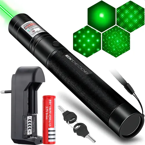 Caneta Laser Verde Ultra Forte Alcance 100km A Prova D'agua Marca Ex Decor