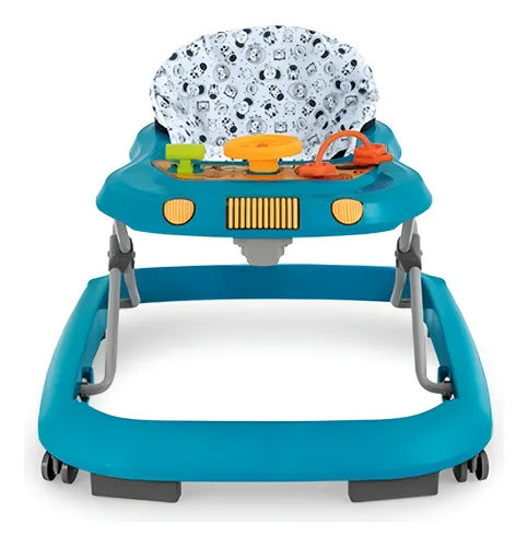 Andador Safari II Infantil Primeiros Passos Tutti Baby Azul