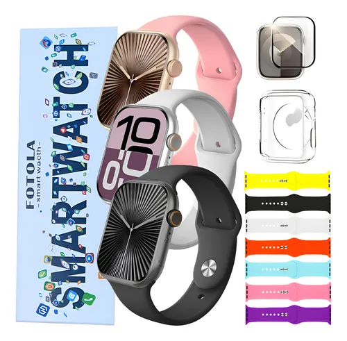 Relógio Smartwatch Bml S20 45mm C/7 Pulseiras Gps