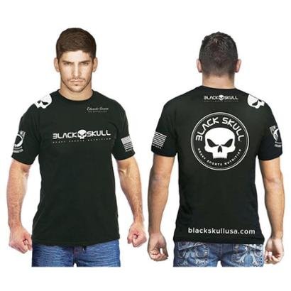 CAMISETA  BLACK SKULL - Preto