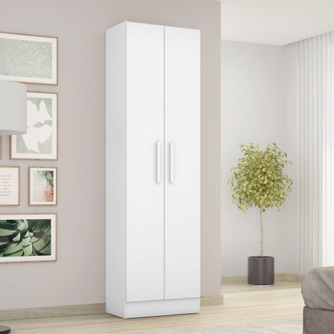 Escrivaninha Mesa Escritório em L Office NT 2060 2 Gavetas 3 Nichos 148,6cm Branco New