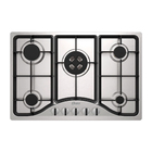 Cooktop 5 Bocas a Gás Semiprosfissional com Acendimento Automático Inox Bivolt OTOP701 Oster