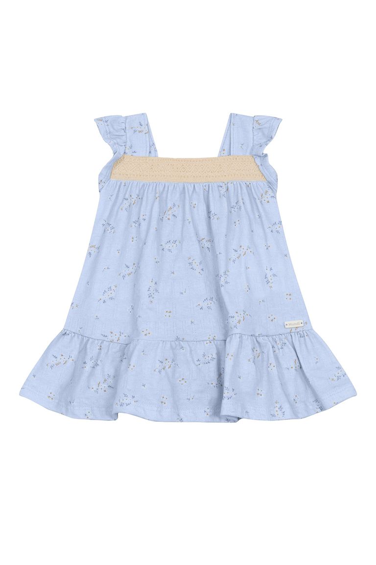 Vestido infantil menina florido Brandili
