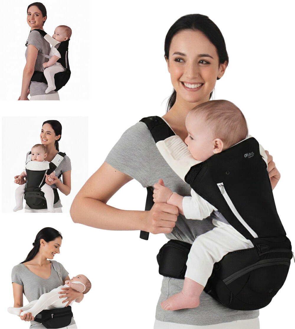 Canguru Confort Seat 4 em 1 Black Twibex Premium