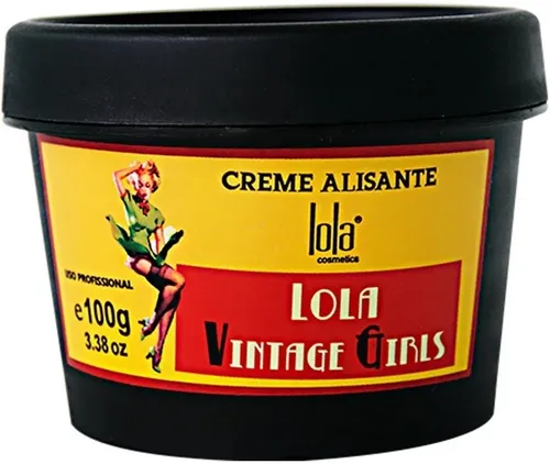 Creme Alisante Vintage Girls 100g Lola Cosmetics