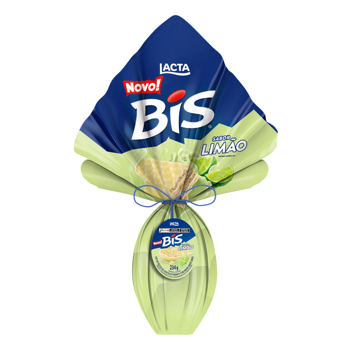 Ovo de Páscoa Lacta Bis Limão 234g