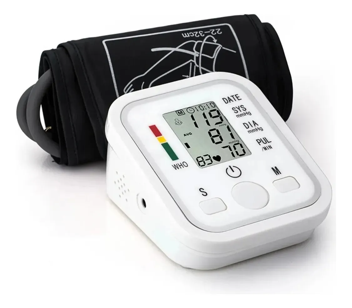 Aparelho Profissional Pressão Arterial Braço Digital Branco Premier