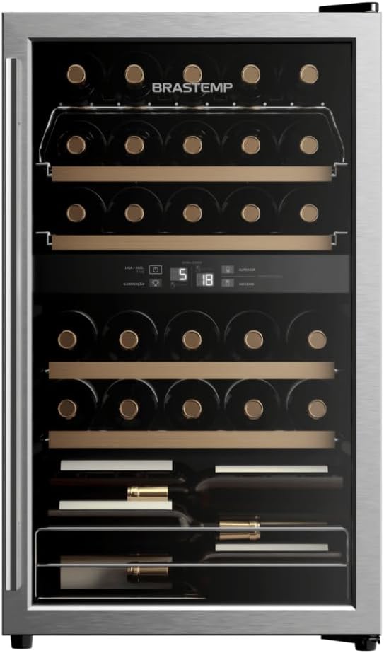 Adega Brastemp Dual Zone 33 Garrafas - BZB33BE 110V
