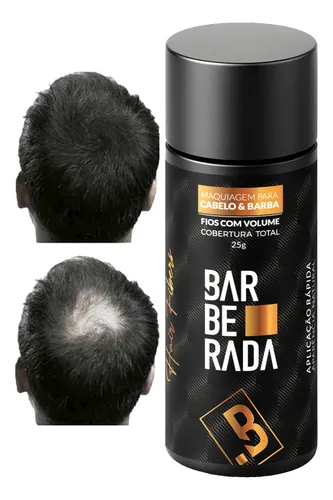 Cobertura Capilar Cabelos Fibra De Queratina Pó Hair Fiber