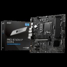 Placa Mãe MSI PRO H610M-S, Chipset H610, Intel LGA 1700, MATX, DDR4