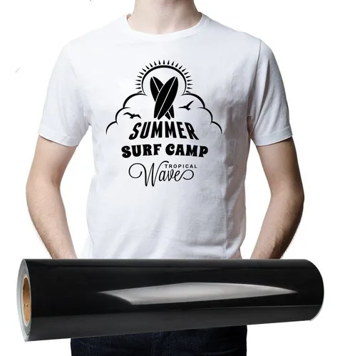 Vinil Transfer Plotter - Preto - 31 Cm 1 Metro