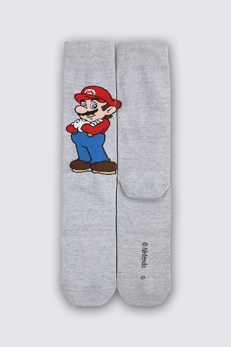 Meia Super Mario Bros Adulto Lupo