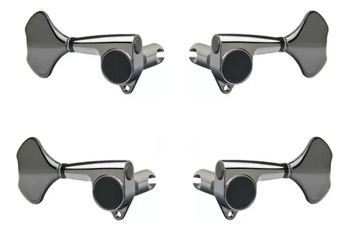 Jogo Tarraxas Gotoh Gb707 Baixo 4 Cordas 2x2 Crome