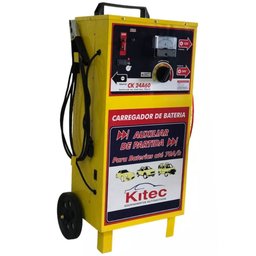 Carregador de Baterias 12/24V e Auxiliar de Partida 70A/h KITEC-CK24A60