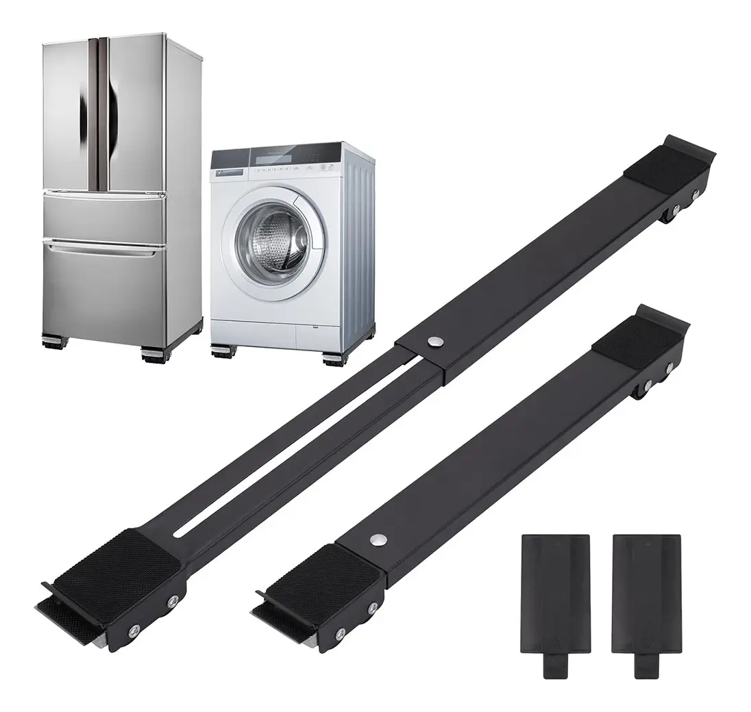 Base Suporte Com Rodinhas Ajustável Maquina Lavar, Geladeira