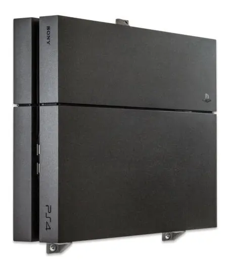 Suporte Parede Vertical P/ Playstation 4 Fat Ps4 Playstation 4 Preto