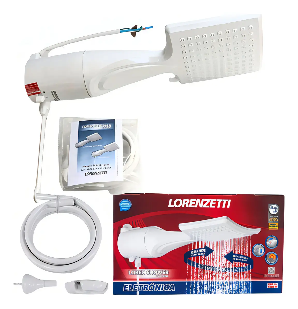 Lorenzetti Shower Ultra Eletrônico 220v Chuveiro 7500w Cor Branco 7.5 Kw