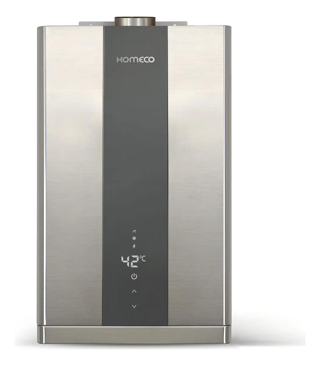 Aquecedor De Água a gás Komeco Ko 21Di digital g2 21 Litro Inox Gás Glp