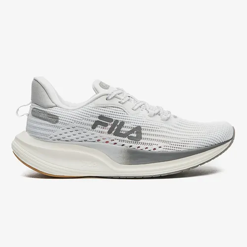 Tênis Fila Racer Speedzone Feminino Corrida E Maratona Branco/prata/cinza Geométrico 38,0 Br
