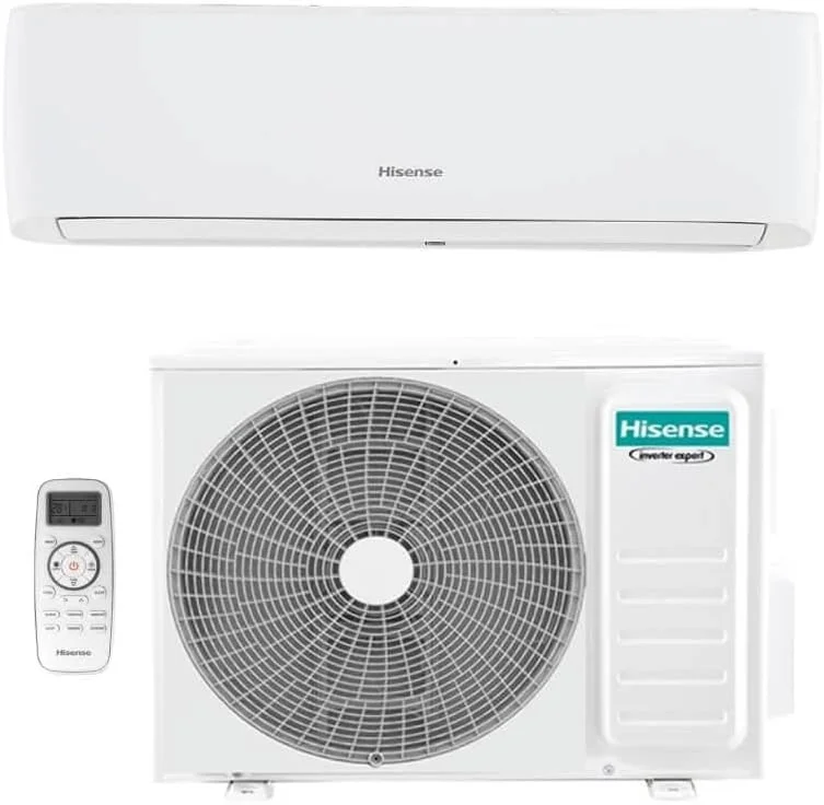 Ar Condicionado Inverter Hisense Hi Wall Eco Plus R-32 sem Wi-fi 12.000 Btus Frio 220v