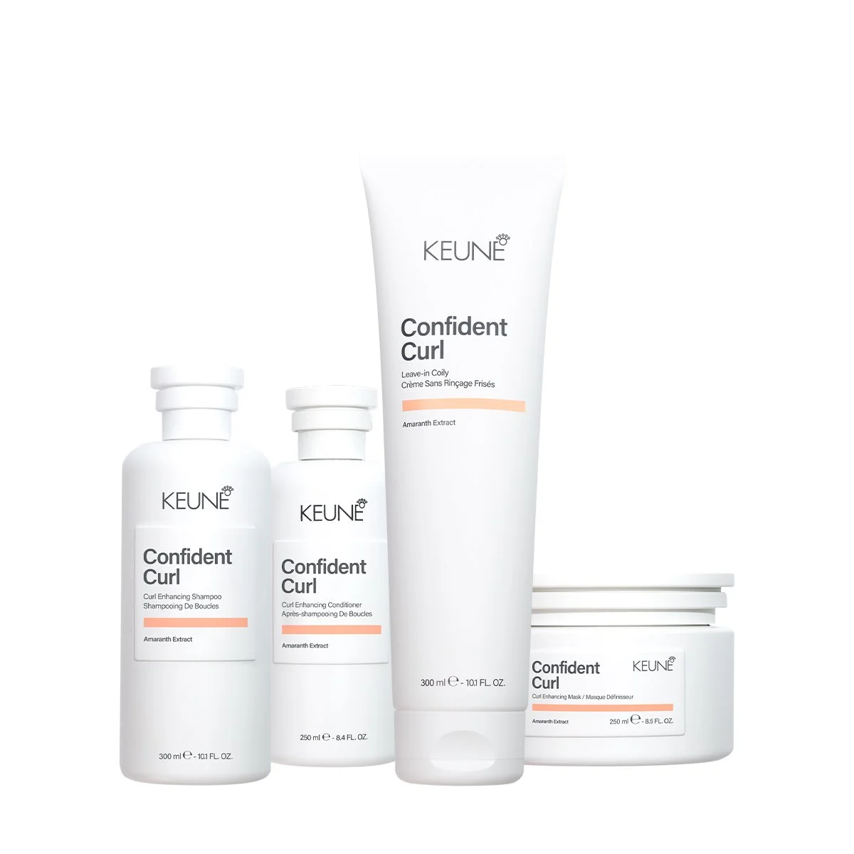 Kit Keune Confident Curl Coily - Crespos Definidos e Sem Frizz (4 produtos)