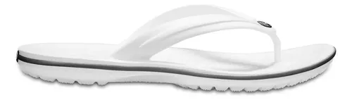 Chinelo Crocs Crocband Flip White