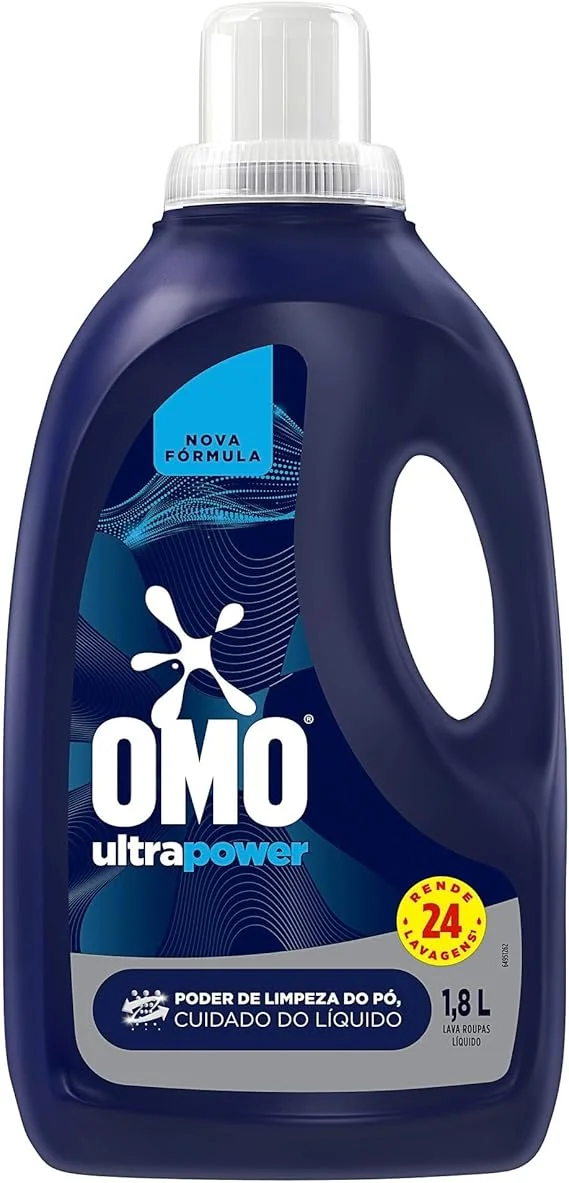 OMO Lava-Roupas Líquido Omo Ultra Power Frasco 1 8L
