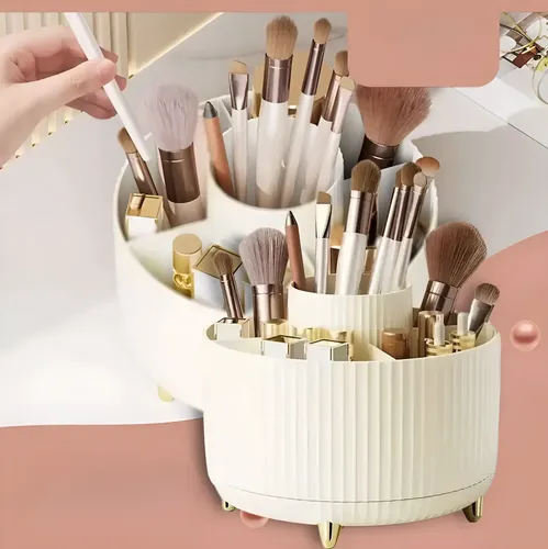 Organizador De Mesa Giratório Para Maquiagem Cosméticos Creme