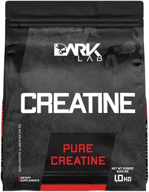 Creatina Pura 1kg Dark Lab Monohidratada 100% de Pureza, Sem Sabor