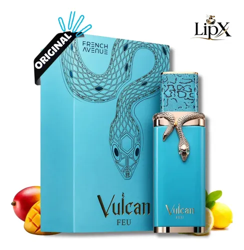 Perfume Árabe Eau De Parfum French Avenue Vulcan Feu 100ml Cítrico Frutado