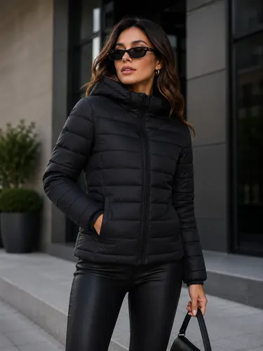Jaqueta Puffer Feminina Bobojaco Bomber Corta Vento Casaco