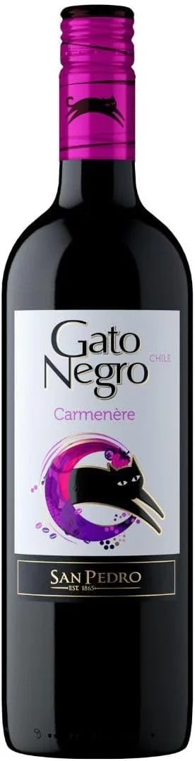 Vinho Tinto Gato Negro Carmenere 750 Ml