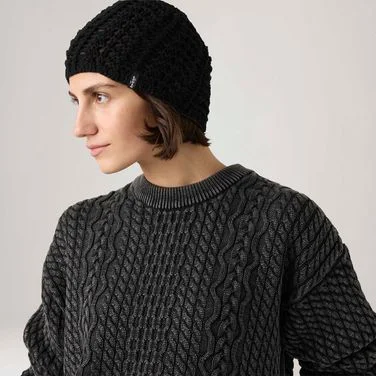 Touca Crochet Levi's® Chloe Preta - U USA | U BR