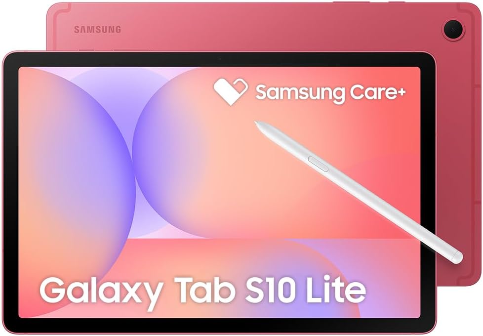 Galaxy Tab S10 Lite, 128GB, Tela 10.9", WIFI, Vermelho
