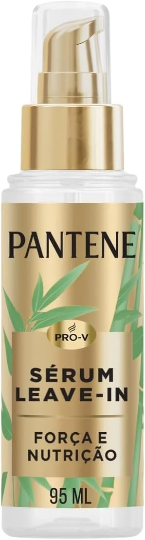 Pantene Sérum Leave-in Bambu Força e Nutrição, Controle de Frizz por até 72 horas, Não pesa no cabelo, 95ml