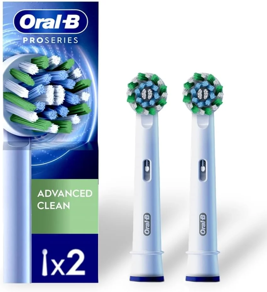Oral-B Refil para Escova de Dente Elétrica Pro Series Advanced Clean, 2 Unidades