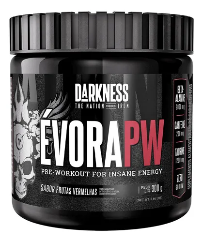 Évora Pré Treino Frutas Vermelhas 300g Darkness