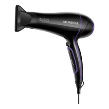 Secador De Cabelos, Mondial, 2000w - Scn-01 Preto/violeta 127v