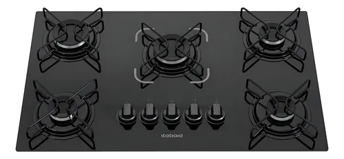 Cooktop Itatiaia Essencial 5 Bocas Preto 127/220v