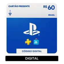 Sony Playstation Store Gift Card R$ 60 (digital)