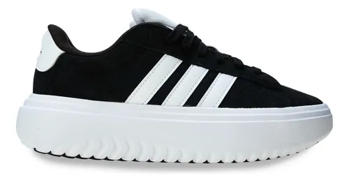 Tênis Feminino Grand Court Platform adidas Core Black/cloud White/core Black Liso 37 Br