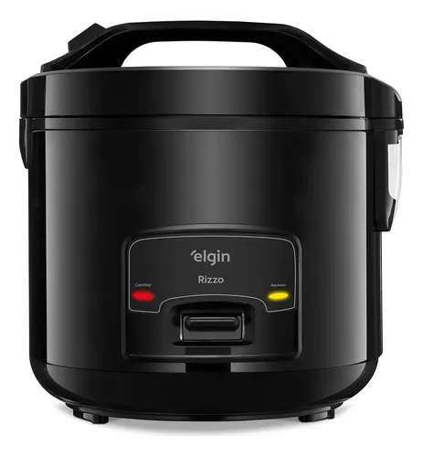 Panela Elétrica De Arroz Rizzo Elgin 5 Xícaras, 400w Preto 127v 60hz