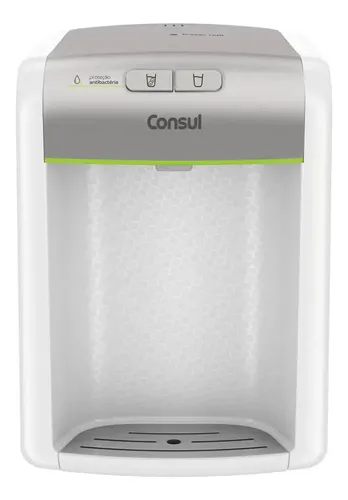 Purificador De Água Consul Branco Refrigerado Com Proteção Antibactérias Cpb34asvna 127/220v