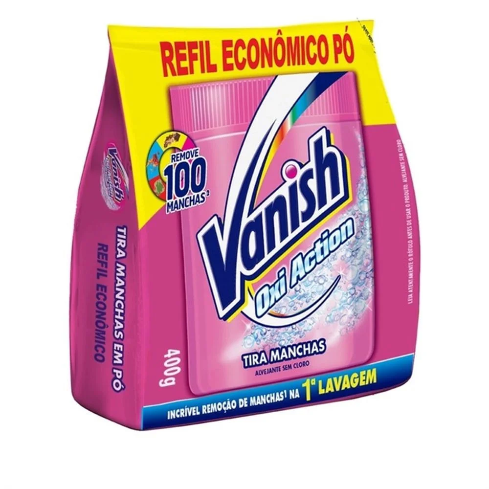 Tira Manchas Multiuso Vanish Oxi Action Pó Refil 400g