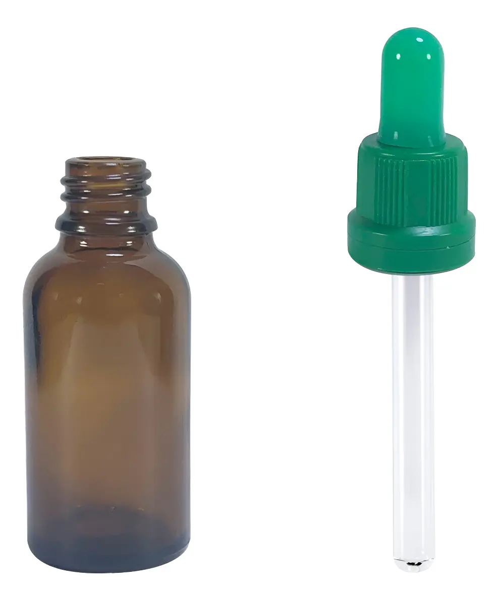 Frasco De Vidro Conta Gotas 50ml (50 Unidades)