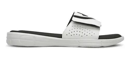 Chinelo Unissex Under Armour Ignite Vi Sl Branco E Preto