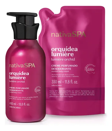 Combo Nativa Spa Orquidea Lumière: Creme Perfumado Desodoran